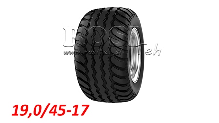 19.0/45-17 PNEUMATYKA AW708 14PL Z FELGĄ 16,00X17