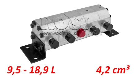 HIDRAULIČKI ZUPČASTI RAZDJELNIK PROTOKA 4/1 (9,5-18,9 lit - max. 240bar) 4,2cc/SEG