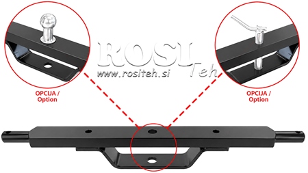 KOMPLETNA BELKA POLOWA Z WSPORNIKAMI KAT. 2 (L-750MM)