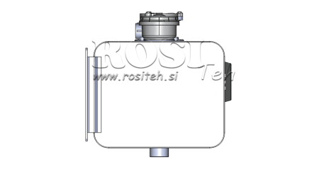 KOVINSKI REZERVOAR TOP 60 Lit 310x380x560mm