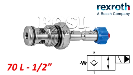 HYD. OTWARTY ELEKTROMAGNETYCZNY KONTROLER DLA ZAWORU DWUSTRONNEGO REXROTH 1/2 70-LIT