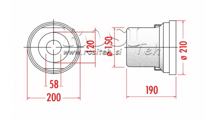 PROTECCIÓN CARDÁN PVC 210x190x150