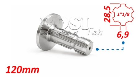 ADAPTER KARDANA Z KOŁNIERZEM 1-1/8 (120 mm)