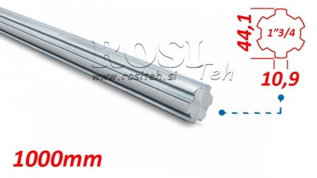 WAŁ KARDANA WIELOWYPUSTOWY 1-3/4 (1000 mm)