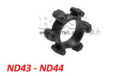 SPRZĘGŁO GWIAZDOWE DO WKŁADKI GUMOWEJ ND43-ND44 (104mm)