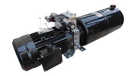 MINI AGREGAT HYDRAULICZNY 380V AC (2.2 kW) 120 bar - 8.0 cc - 11.2 lit/min - zbiornik 12 lit