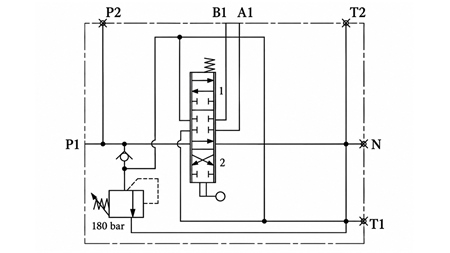 RĘCZNY ZAWÓR HYDRAULICZNY MONOBLOK 1xP120