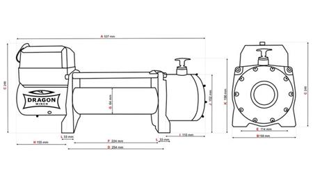 WCIĄGARKA ELEKTRYCZNA 12 V DWM 13000 HD - 5897 kg - LINKA SYNTHETYCZNA