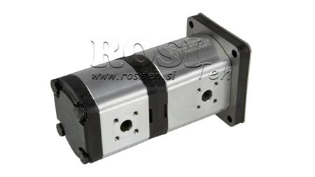 HYDRAULISK PUMP TRAKTOR - OEM 87472285 - CNH SERIE T4 26 15 cc VÄNSTER