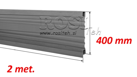 STRONA DLA PRZYCZEPY WYWOZOWEJ 2 METRY - WYSOKOŚĆ 400 mm