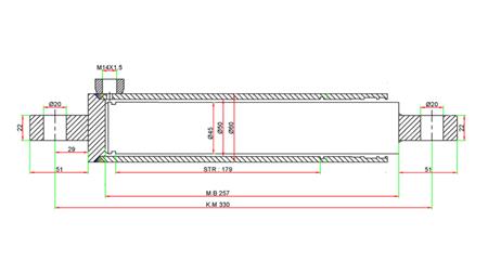 HIDRAULIČKI UPRAVLJAČKI CILINDAR ISTI OEM-255.6342.4
