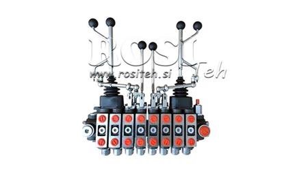 HYDRAULISK VENTIL HIAB 8xPC70   2X EURO JOYSTICK 3 POS