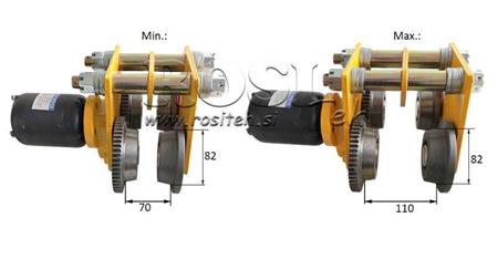 ENTRAÎNEMENT ÉLECTRIQUE POUR CHARIOT ÉLÉVATEUR INDUSTRIEL DWI 0.5 T