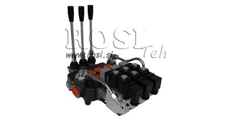 ZAWÓR HYDRAULICZNY 3xP80 - EO 12V