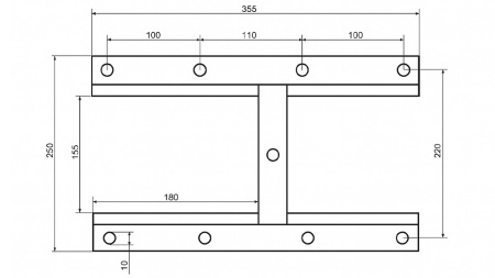 DVIŽNA LOPUTA KIPER PRIKOLICE 250X335 ZA ŽITO