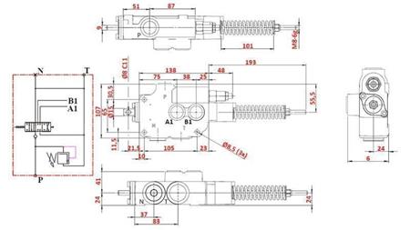 ZAWÓR HYDRAULICZNY 1xP80 A7 ZS1/G VRŠIČKAR