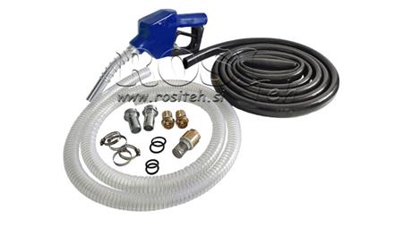 POMPA PALIWA DIESEL 600W 40 l/min Z LICZNIKIEM I PISTOLETEM DO ROZDAWANIA