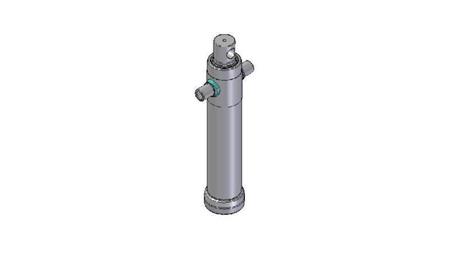 3025F -TELESCOPISK CYLINDER STANDARD/HUL 2 TRIN BEVÆGELSE 895 DIAMETER 95