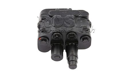 ZAWÓR STERUJĄCY HYDRAULICZNY DLM-122/2 2xP80 L/min Z CZUJNIKIEM OBLOADU Z FUNKCJĄ PŁYWAJĄCĄ