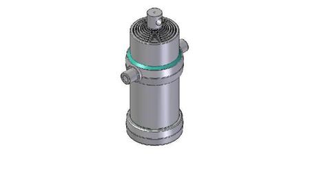 8007F -TELESCOPISK CYLINDER STANDARD/HUL 8 TRIN SLAG 2980 FI 190