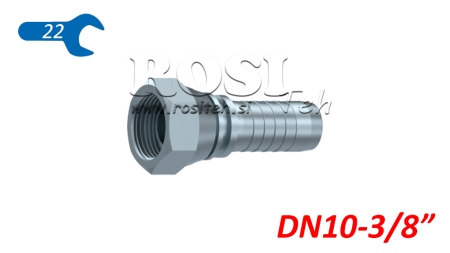 POŁĄCZENIE HYDRAULICZNE BSP ŻEŃSKIE DN10-3/8