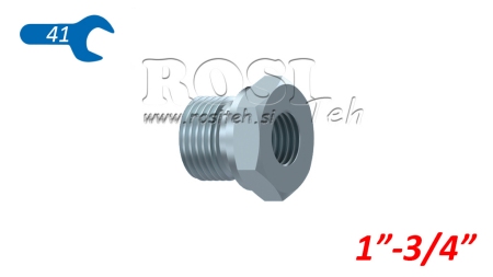 ADAPTADOR HIDRÁULICO MACHO-HEMBRA 1-3/4