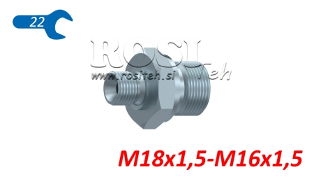 HIDRAULIKUS CSÖKKENTŐ M18x1,5-M16x1,5