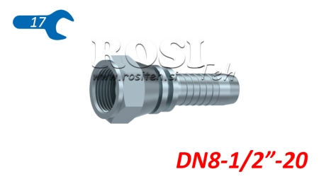 POŁĄCZENIE HYDRAULICZNE DKJ JIC74° ŻEŃSKIE DN8-1/2”-20