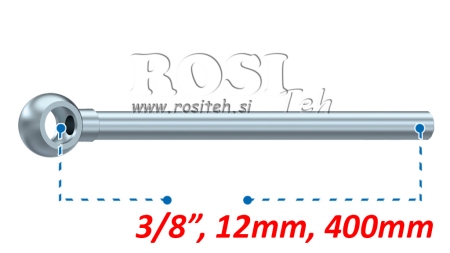 PRZYŁĄCZE OCZKOWE TYPU BANJO 3/8 400mm