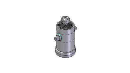 9013S - TELESCOPISK CYLINDER STANDARD/BALL 9 STEG SLAG 2960 DIAMETER 240