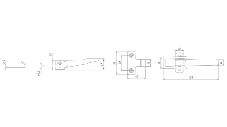 ZAMKNIĘCIE BOCZNEGO PANELU PRZYCZEPY, TYP NAPA XL