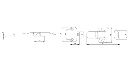 ZAMKNIĘCIE BOCZNEGO PANELU PRZYCZEPY, TYP NAPA L