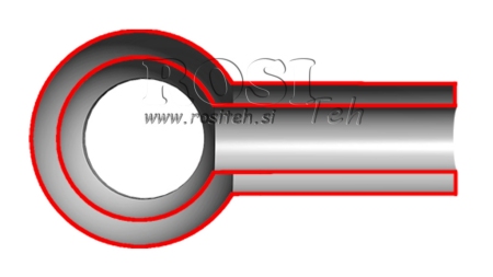 KOVINSKA CEV BANJO 1/4 40mm
