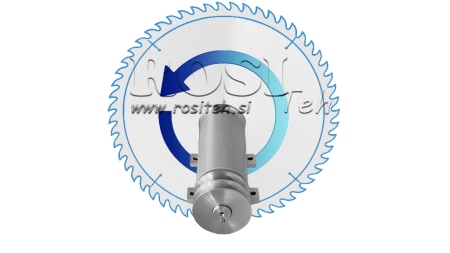OSOVINA ZA CIRKULAR LITOŽELEZNA 300mm (LEVI NAVOJ)