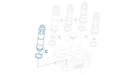 ZŁĄCZE SZYBKIE MĘSKIE DO MULTI-FASTER 9/16 3PLK 3PLV C CZĘŚĆ RUCHOMA