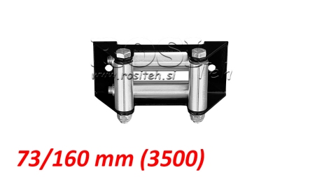 PROWADNICA ROLKOWA DO LINY STALOWEJ (3500) 73x160