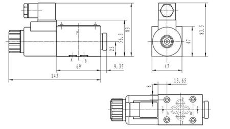 CETOP 3_1 TULJAVA DIMENZIJE 51A
