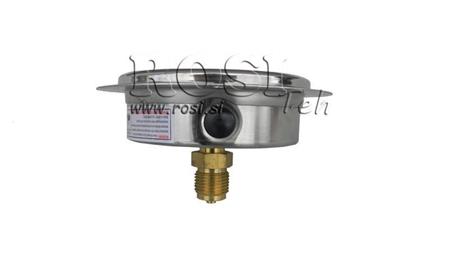 MANOMETER DN100 REAR 0 - 6 BAR - 1/2