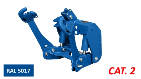 TRAKTORIN YLEISMALLINEN ETUNOSTOLAITE SARJA KAT. 2 1500KG - SININEN (RAL 5017)