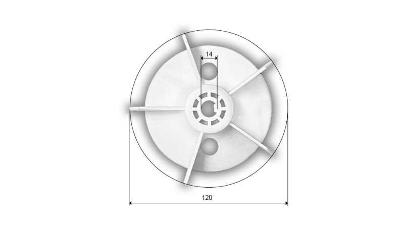 MOTOR ELÉTRICO VENTILADOR MS 71