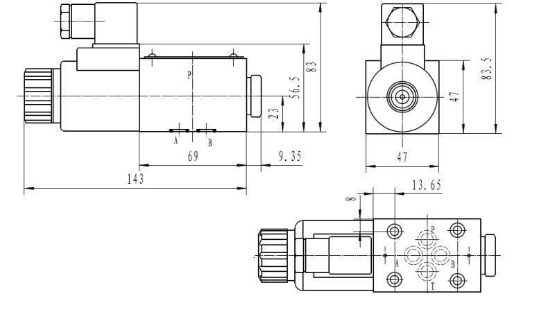 CETOP 3_1 TULJAVA DIMENZIJE 3A