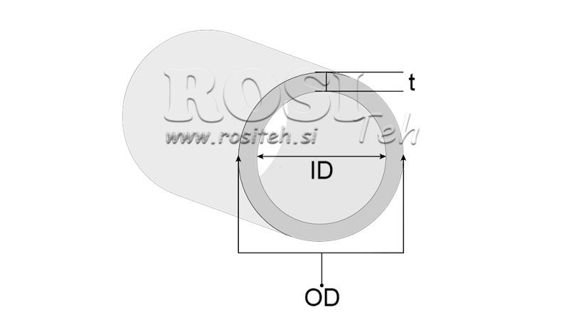 HONOWANA RURA H9 DO SIŁOWNIKA HYDRAULICZNEGO 100/115 - 7,5mm (1000mm)