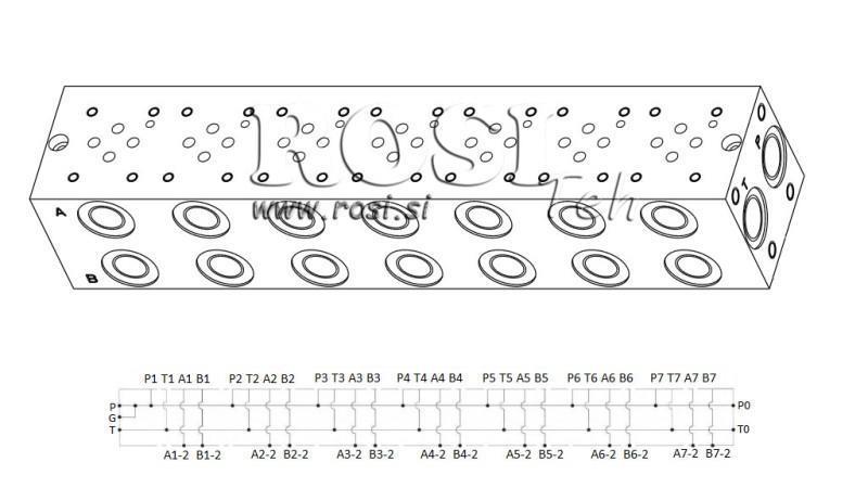 PODSTAWA CETOP3 NG6 7M