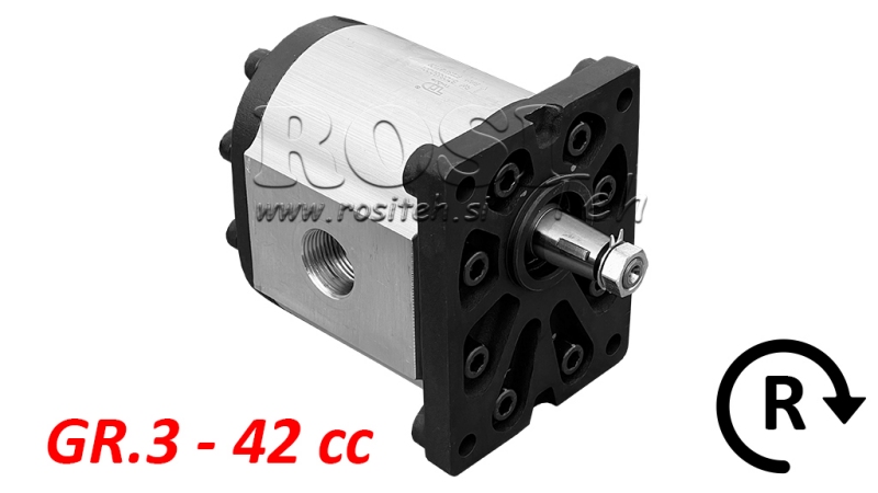 POMPA HYDRAULICZNA GR.3 42 CC PRAWA - GWINT