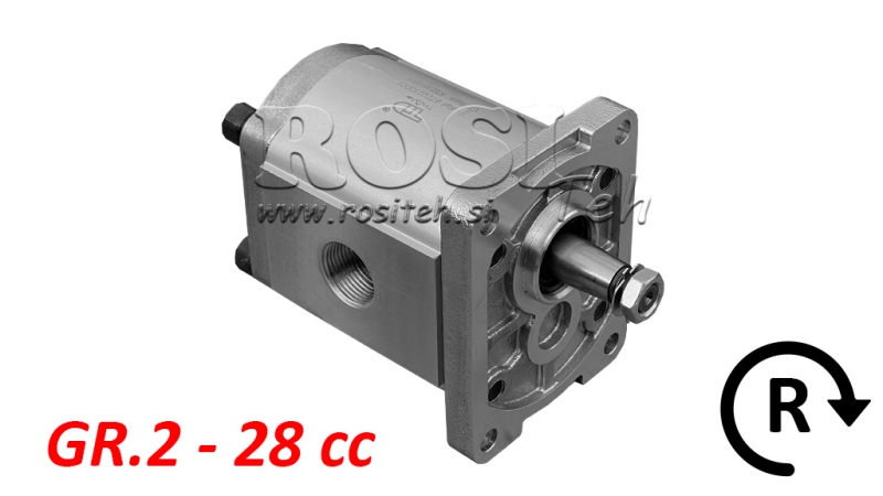 POMPA HYDRAULICZNA GR.2 28 CC PRAWA - GWINT