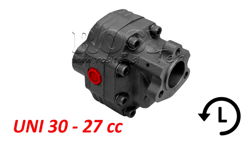 HYDRAULINEN VALURAUTAPUMPPU UNI30-27CC-230 BAR VASEN