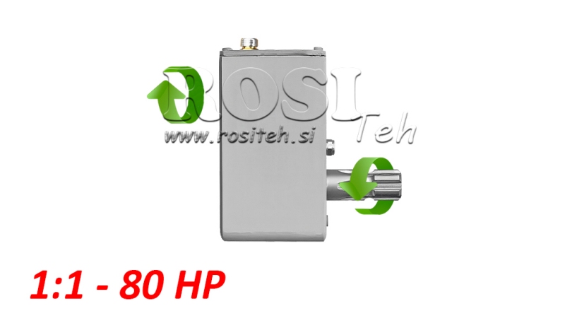 PRZEKŁADNIA CIĄGNIKA - INWERSJA 1:1 (80HP-60KW) ŻEŃSKA-MĘSKA