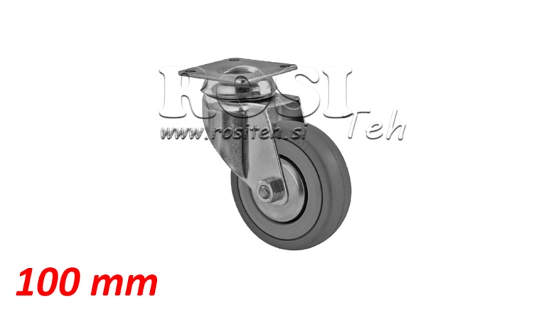 KOŁO 100mm OBROTOWA PODSTAWA