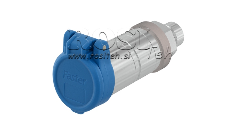 KÉK VÉDŐ FEDÉL PVC GYORS KAPCSOLÓ NŐI PUSH PULL