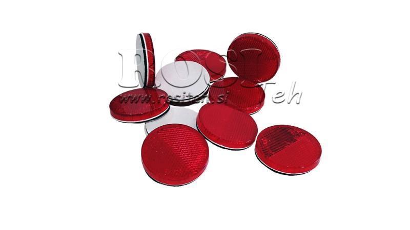 OKRĄGŁY SEPARATOR fi 60 CZERWONY (10szt)